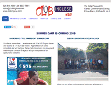 Tablet Screenshot of clubinglese.com